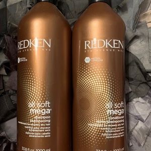 Redken All Soft Mega Liter shampoo and conditioner